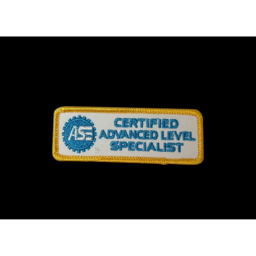 Genuine New Professional ASE Certified Advance Level Tech Embroidered Patch